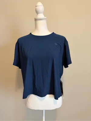 NWT Lululemon Lightweight Tennis Crewneck T-Shirt size 12 club blue thumbnail 5