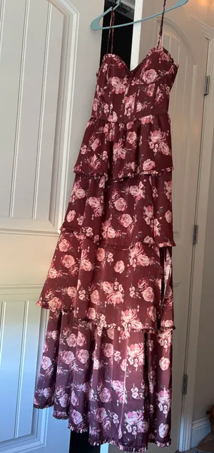 Altar'd State Maxi Dress Floral thumbnail 1
