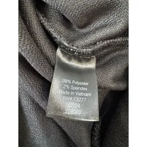 Simply Vera Vera Wang Sweater Size L Black Long Sleeve Half-Zip Pullover Women's thumbnail 11
