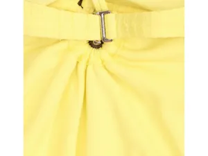 Salt + Cove Juniors Textured Cross Strap One Piece Swimsuit Yellow XL thumbnail 5