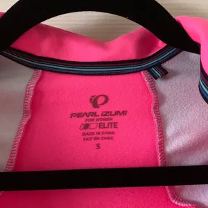 Pearl Izumi Elite Hot Pink Long Sleeve Cycling Jacket Jersey Pockets Like New S thumbnail 6