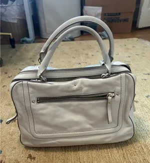 Kate Spade New York Mott Street Fisher Bag Cream Satchel Purse Chic Career thumbnail 1