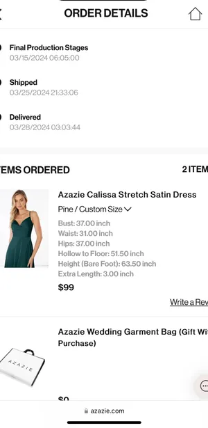 Azazie Bridesmaids Dress thumbnail 3