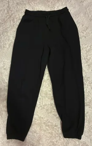 Black cuffed ZARA Sweatpants thumbnail 1