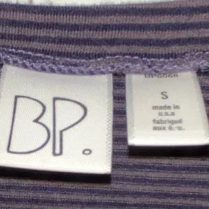 BP‎ Purple Ribbed Cropped Baby Tee Short Sleeve Top Small thumbnail 3