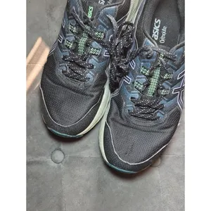 Asics Women's Black and Green Boots thumbnail 8