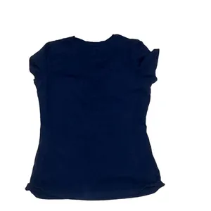 NFL Team Apparel Women's Denver Broncos Navy V-Neck T-Shirt Size M thumbnail 6
