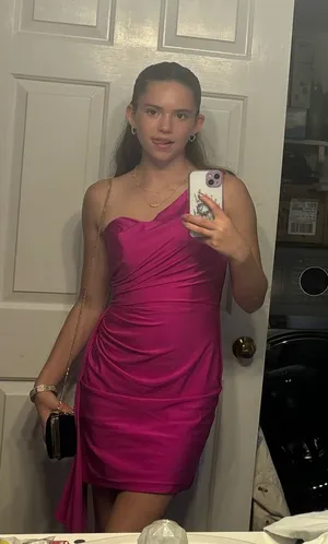 Pink homecoming dress thumbnail 2