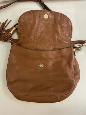 Michael Kors Bedford Convertible Zipper Flap Medium Size, Brown Crossbody thumbnail 13