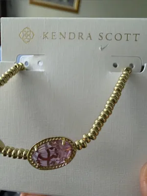 Kendra Scott Grayson Gold Stretch Bracelet thumbnail 2