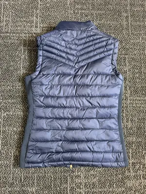 George Palomares Blue Quilted Puffer Vest Palomares Fashion California S NWT thumbnail 6
