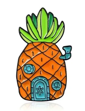 SpongeBob SquarePants pineapple pin￼ Orange thumbnail 1