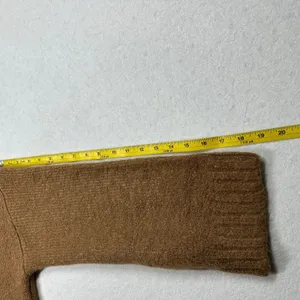 Z Supply Women’s V-Neck Knit Sweater Top Brown Size Large thumbnail 7