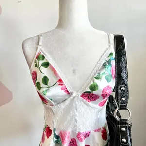 Floral‎ Lace Babydoll Top, Coquette Y2K Romantic Vintage Balletcore Medium thumbnail 2