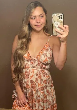 Angie Orange Sundress thumbnail 1