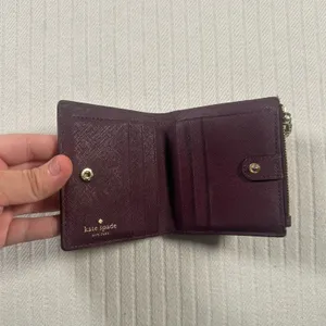 Kate Spade New York Purple Zip Around Wallet Small Card Holder thumbnail 11