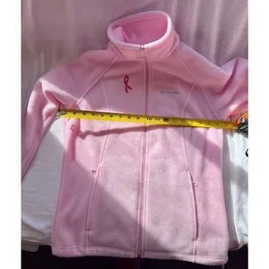 Columbia Pink Fleece Breast Cancer Awareness Size Small thumbnail 4