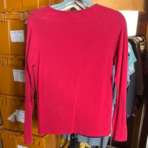 Reebok San Francisco 49ers Long Sleeve Top Women’s Large Red Black NFL Tee thumbnail 6