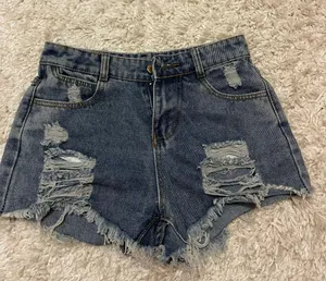 Ripped Jean Shorts Size M thumbnail 4