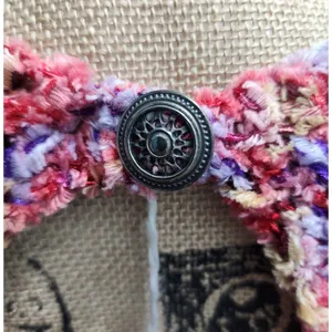 Dragon in Knots Crochet Bolero Shrug Button Closure Colorful Handmade‎ One Size thumbnail 4
