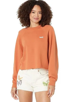 Orange Crewneck Sweatshirt thumbnail 3