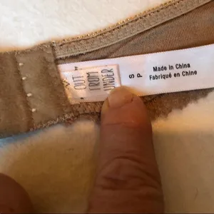 Out From Under Lace Halter Bralette Tan thumbnail 4