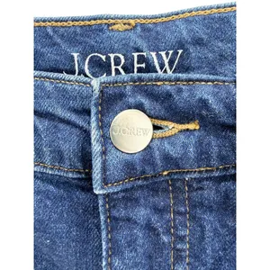 J.Crew 96 Denim Trouser High Rise Wide Leg Jeans Indigo Blue‎ 28 Dark Wash thumbnail 2