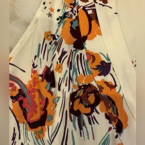 NWT Free People Back to Basics Floral Wrap Tunic/Dress thumbnail 6