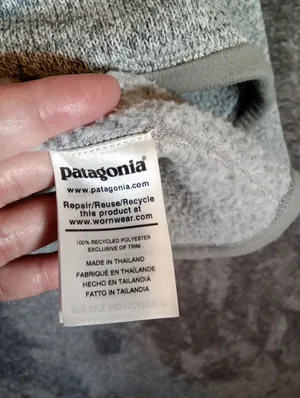 Patagonia Womens Better Sweater 1/4zip Fleece Gorpcore Birch White Grey Sz Xl thumbnail 6