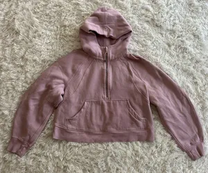 Lululemon Scuba Oversized Half-Zip Hoodie in Pink Peony thumbnail 9