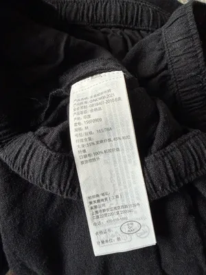 Abercrombie Wide Leg Pull On Pants Black thumbnail 5