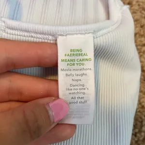 Aerie White Ribbed Bralette Size Medium thumbnail 5