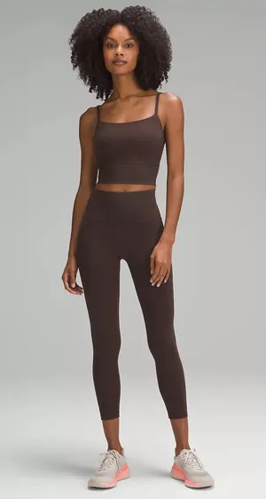 Lululemon Wunder Train High-Rise Tight with Pockets 25" Espresso Size 8 NWT thumbnail 1