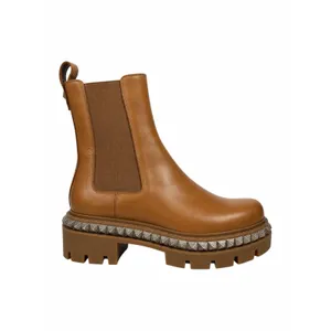 Christian Louboutin Emilia Pyraclou Studded Leather Chelsea Boots Size 37.5 thumbnail 3