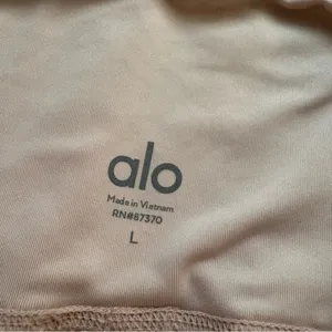 ALO YOGA Pink‎ Nectar Velvet Velour Leggings Size Large Y2K thumbnail 5