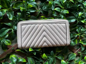 Victoria's Secret Large Zipped Wallet in V-Quilt with V Monogram Hardware thumbnail 2