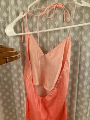 Princess Polly Pink Orange Yellow Low Back Mini Dress thumbnail 3
