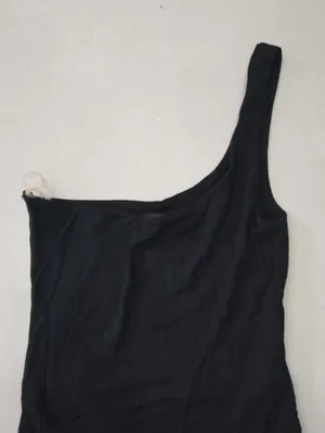 Naked Wardrobe Black One-Shoulder Bodysuit Size S thumbnail 3