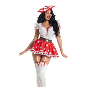NEW Party King Mushroom Cutie Sexy Costume Size Medium thumbnail 3