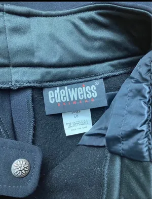 Edelweiss vintage 1980 ski pants ski pants with straps are a size 10. thumbnail 4