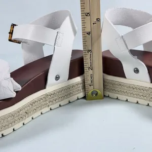MIA Size-7.5M Womens‎ Kiera Espadrilles Wedge Sandals White thumbnail 6