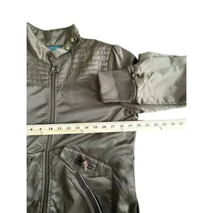 B By‎ Burton Nylon Jacket Womens Size M Lined Full Zip Heavy Comfort Brown #X4-5 thumbnail 14