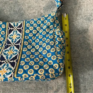 Vera Bradley Riviera Blue Adjustable Strap On The Go Crossbody Purse Bag thumbnail 8