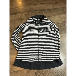 Lululemon In A‎ Cinch Long Sleeve Heathered Reversible mock neck sweatshirt sz 6 thumbnail 7