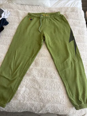Aviator nation sweats size large bolt olive green thumbnail 1