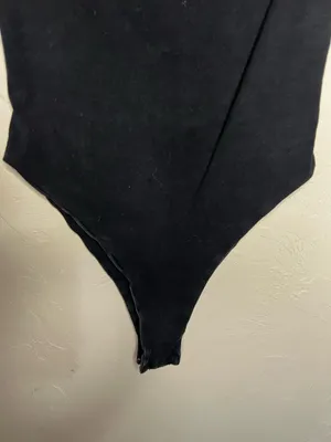 Tiger Mist Black‎ Square Neck Thong Bodysuit thumbnail 4