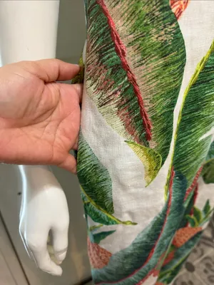 Farm Rio Tropical Pineapple Print Women’s Jumpsuit in Green & Cream S-S thumbnail 8