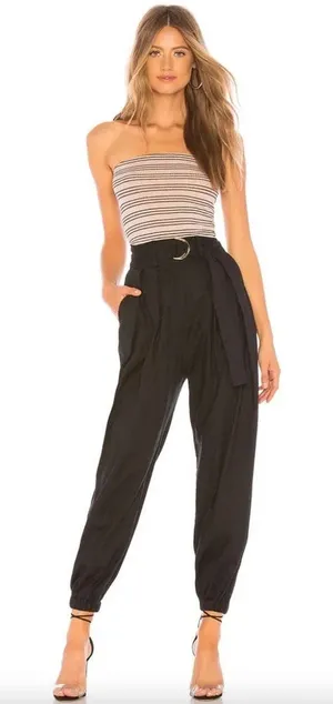 Tularosa Melina‎ Black Belted Jogger Pants Size XS thumbnail 1