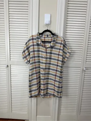 Free people Felicity Check romper thumbnail 2