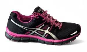ASICS Gel Blur33 Black Pink Running Shoes‎ Women's Size 8.5 39.5 EU Trainers thumbnail 1